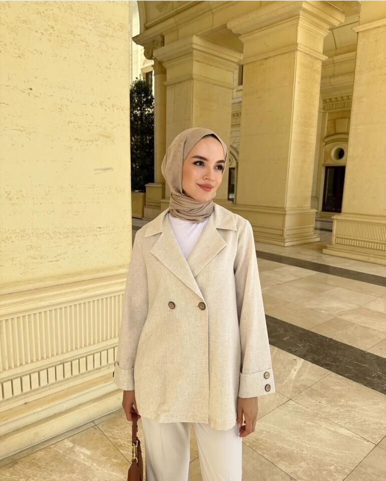 Keten Blazer Ceket