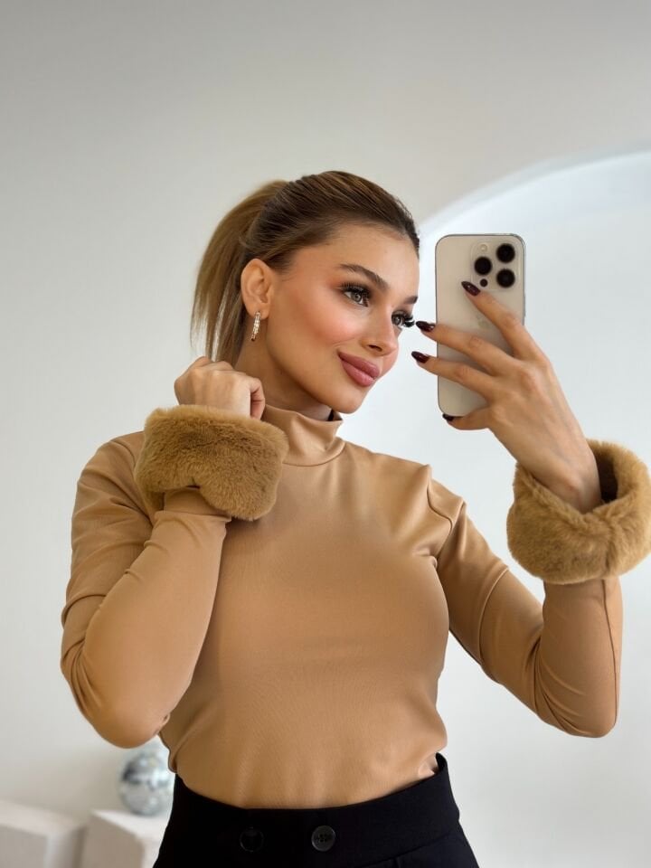 Likralı Peluş Bady