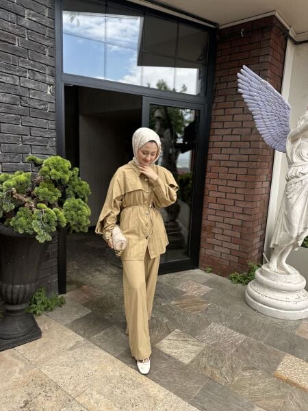 Zeyna Tasarım Takım yağ yeşili - 1