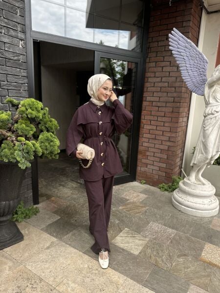 Zeyna Tasarım Takım Mürdüm - 2