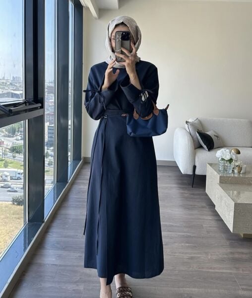 Keten Etekli Takım lacivert - 40