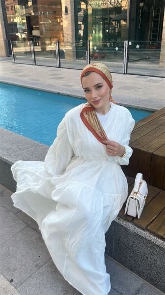 Vera Lastikli Tasarım Elbise lacivert - standart
