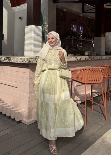 Liva Etekli Takım mint yeşili - 1